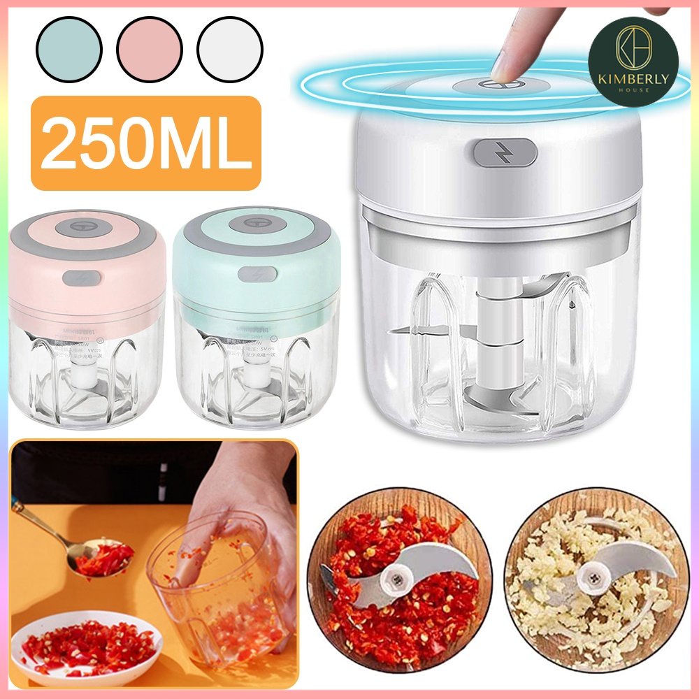 Jual 250ml USB Mini Chopper Food Processor Usb Blender mini Blender ...