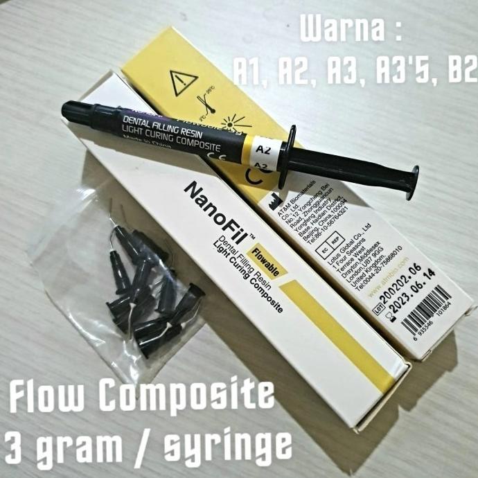 Jual Komposit Flowable Composite Flow Nanofill Nano Hybrid Tambalan ...