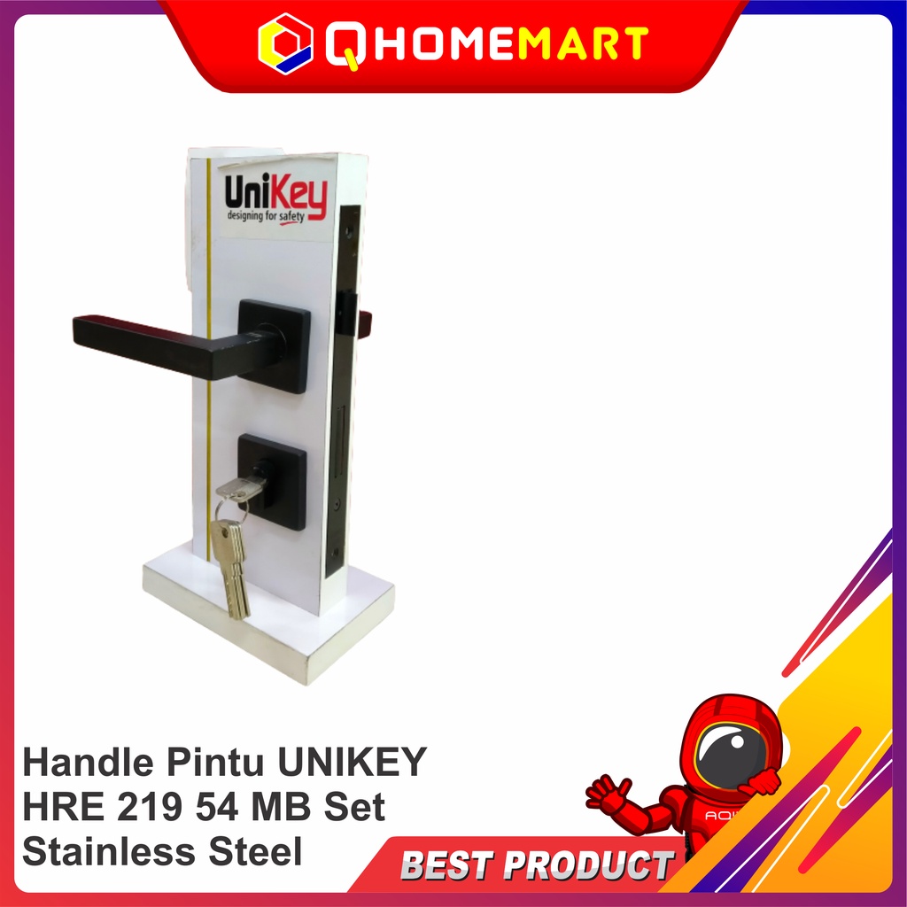 Jual Handle Pintu UNIKEY HRE 219 54 MB Set Stainless Steel | Shopee ...