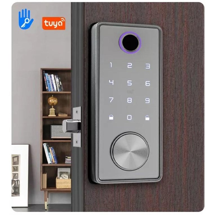 Jual Bermat Deadbolt Smart Door Lock / Smart Lock Door Pintu - Tuya App | Shopee Indonesia