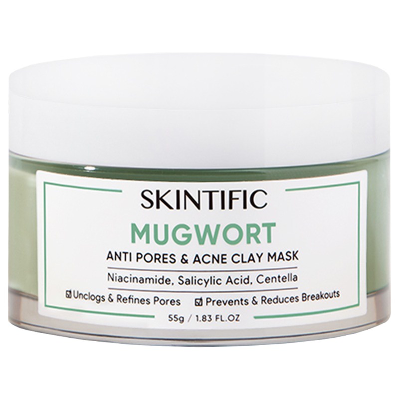 Jual Skintific Mugwort Anti Pores & Acne Clay Mask 55g Shopee Indonesia