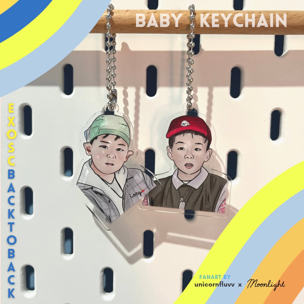 Jual [FREEBIES] EXO SC Baby Keychain Back to Back Fancon in Jakarta ...