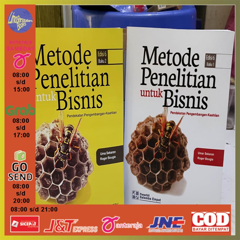 Jual Metode Penelitian Bisnis Edisi 6 Buku 1 Dan Buku 2 By Uma Sekaran ...