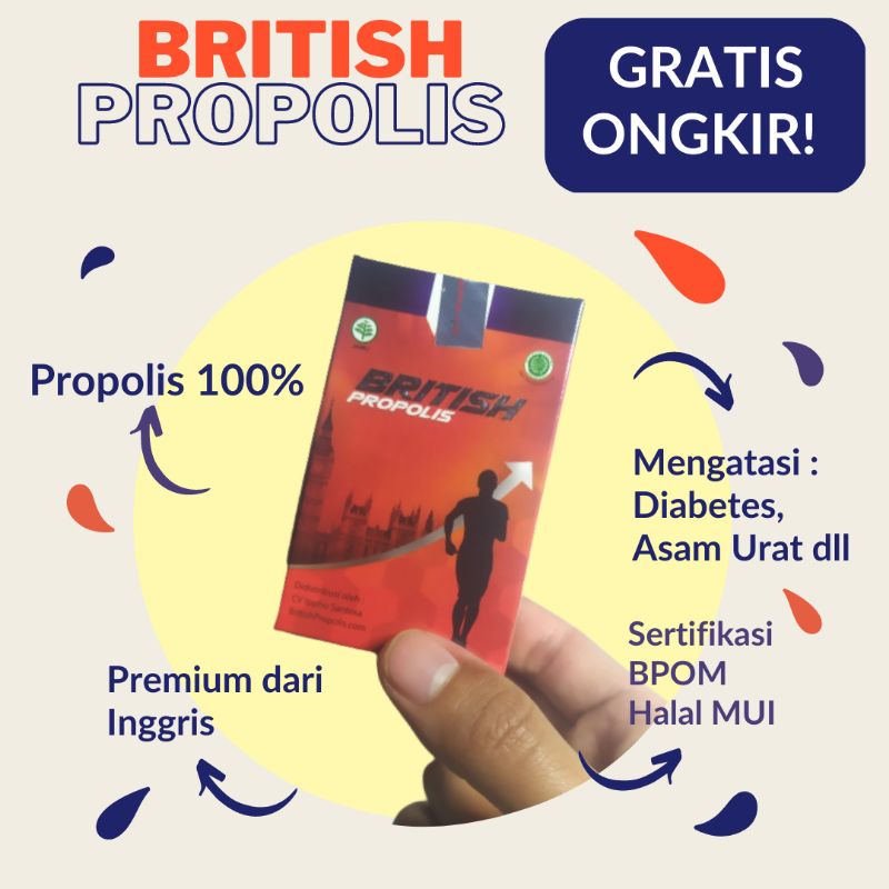 Jual British Propolis | Propolis Original 100% Suplemen Untuk Daya ...