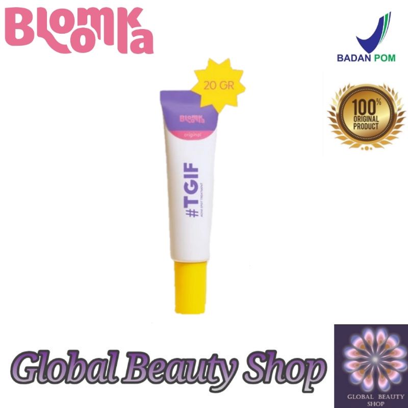 Jual Bloomka TGIF Acne Spot Treatment Clay Cream ( Obat Totol Jerawat ...