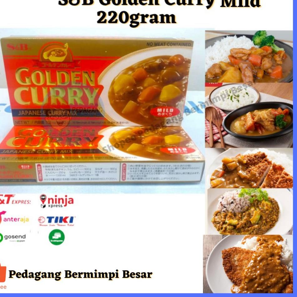 Jual ™ S&B Golden Curry 220gr Mild | Kari Blok | Kari Jepang | Shopee ...