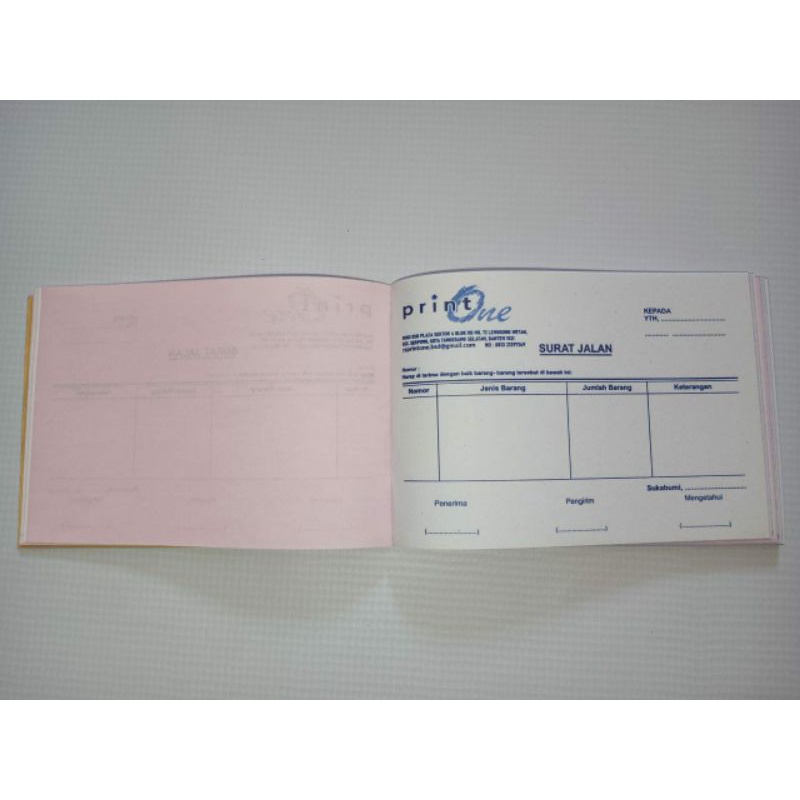 Jual NOTA NCR FAKTUR BON A5 1/2 FOLIO | Shopee Indonesia