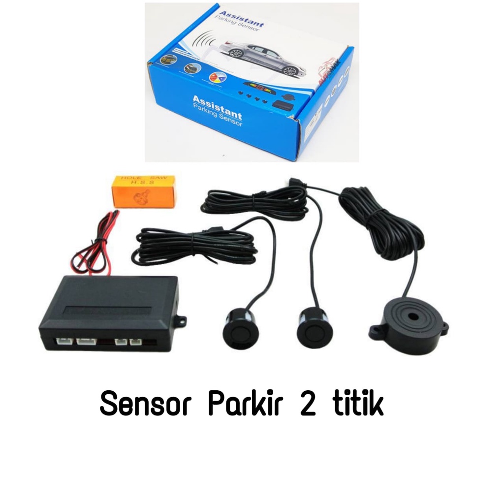 Jual parking sensor parkir sensor 2 titik alarm universal high