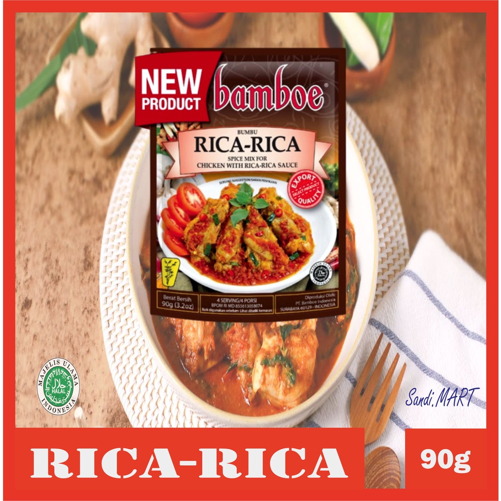 Jual New Product Bumbu Bamboe Rica - Rica Bumbu Bamboe Bumbu Instant ...