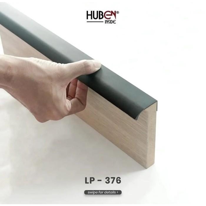 Jual Handle Aluminium Profil Huben LP-376 Hitam | Shopee Indonesia