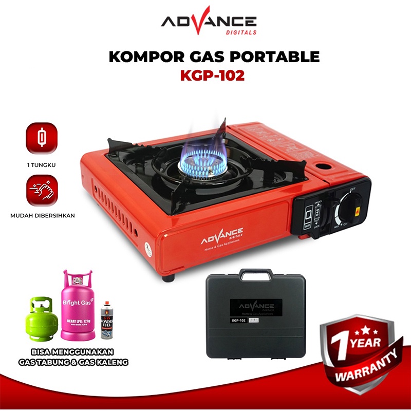 Jual Kompor Portable Advance Kompor Fungsi Gas Tabung Kaleng Kisaran Gas Tunggal Ganda