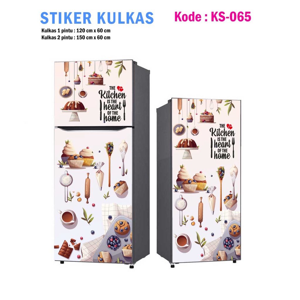 Jual Stiker Kulkas 1 Pintu dan Sticker Kulkas 2 pintu Cake | Shopee ...