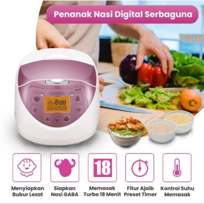 Jual Rice Cooker Digital 1 Liter 1L Cuckoo CR 0631F 0631 F CR0631F