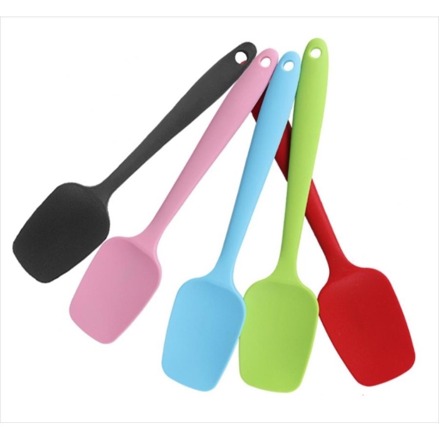 Jual HBM Kitchen Utensil Spatula Sendok Sekop Silikon Food Grade Tahan ...