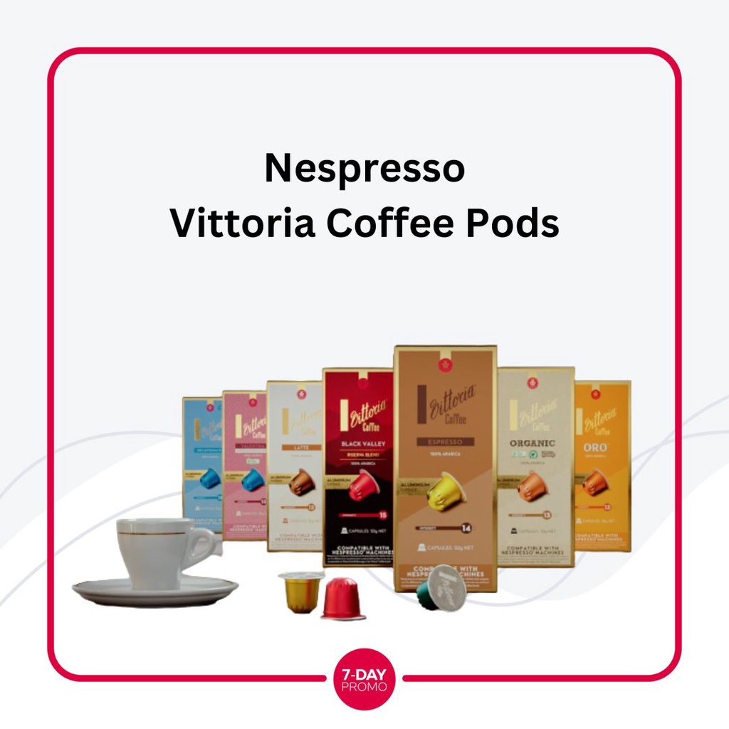 Jual Vittoria Nespresso Compatible Coffee Capsules Kopi 10 Kapsul