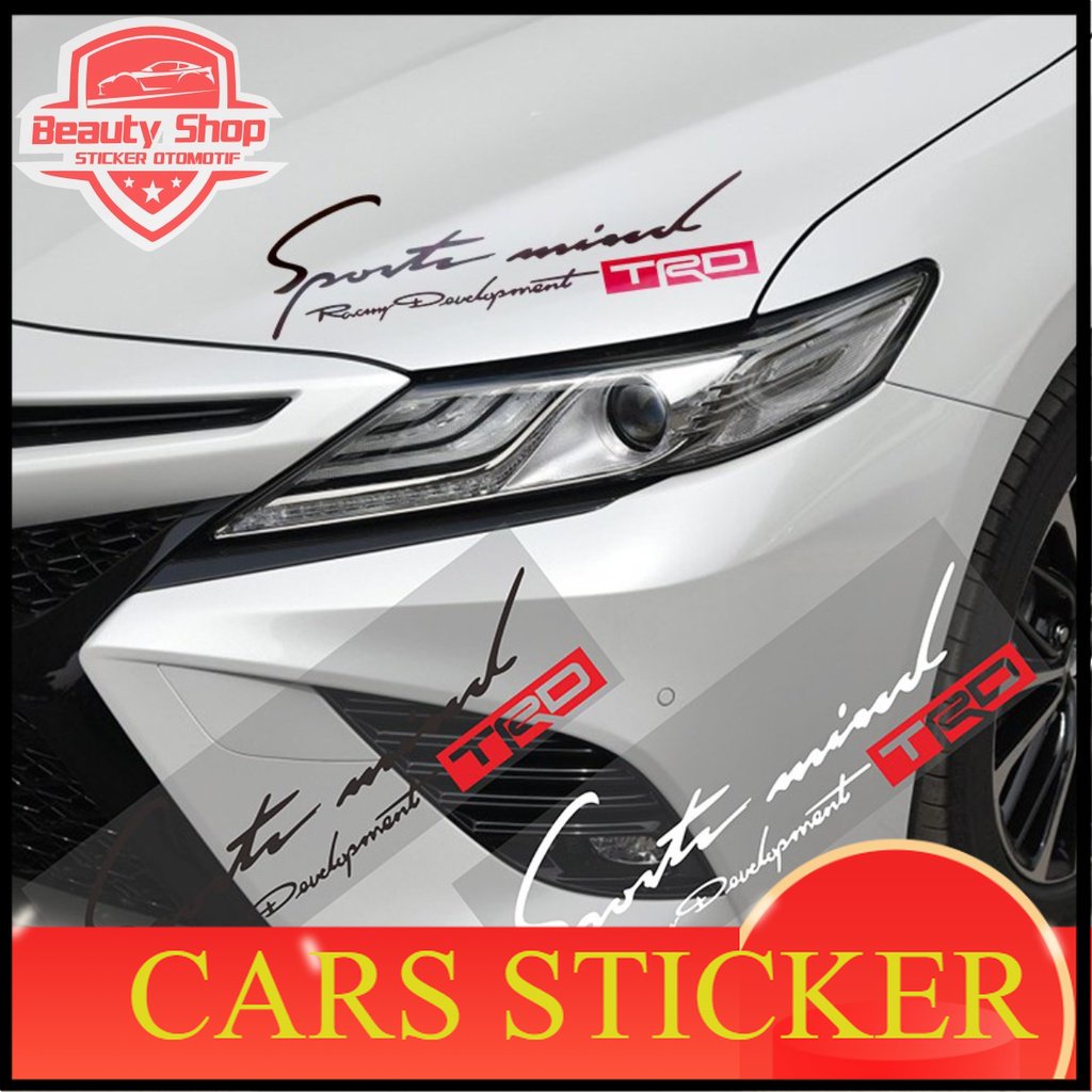 Jual new stiker trd sticker sportmind trd racing development kap mobil ...