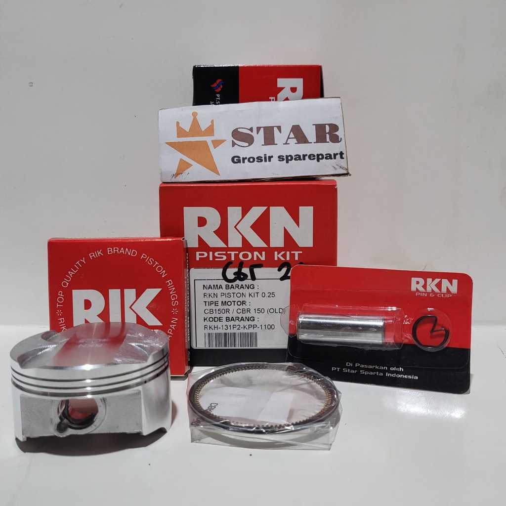 Jual PISTON KIT / SEHER PAKET CBR 150 RIK RKN RIKEN | Shopee Indonesia