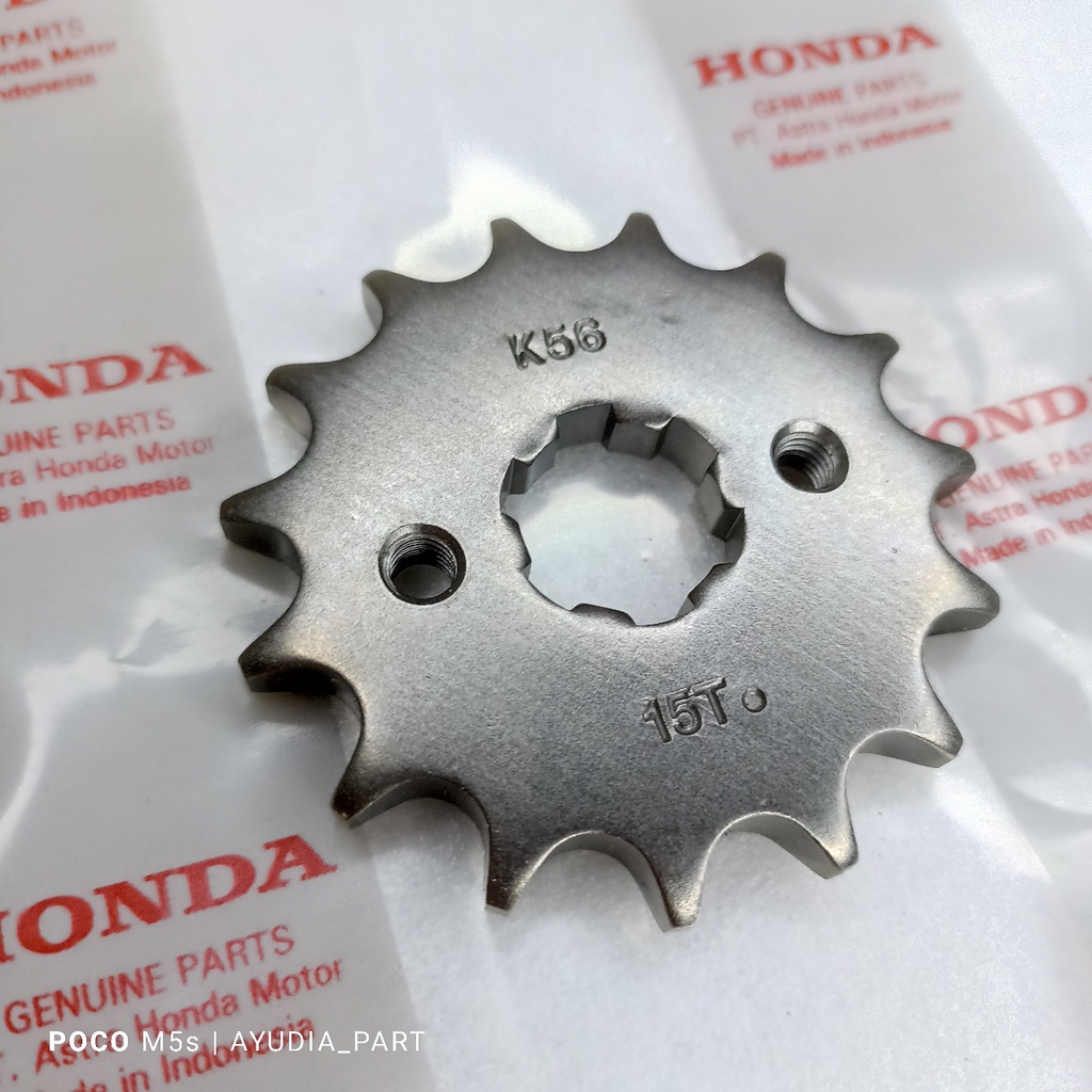 Jual Gir gear gigi depan 428 15t kode k56 honda sonic cb150r new cb150r
