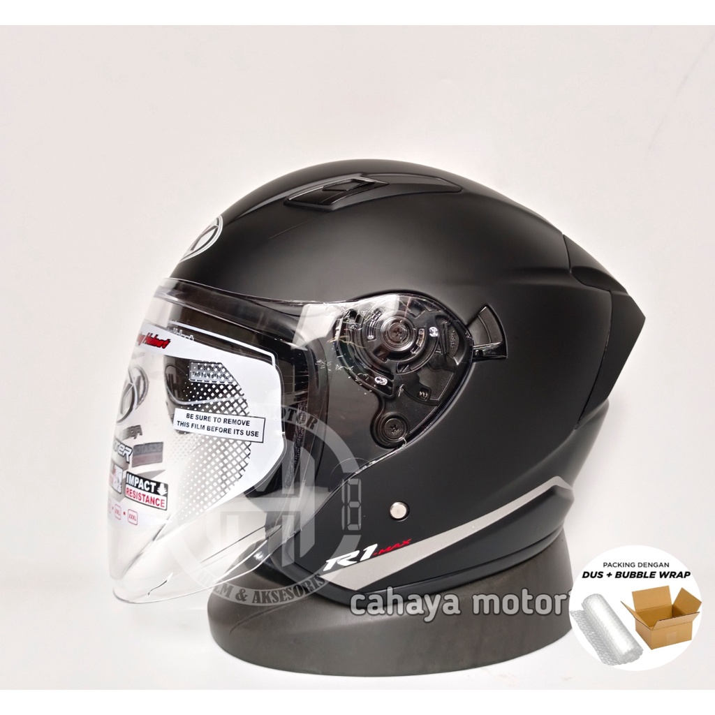 Jual HELM NHK R1 MAX SOLID series|HALF FACE | Shopee Indonesia