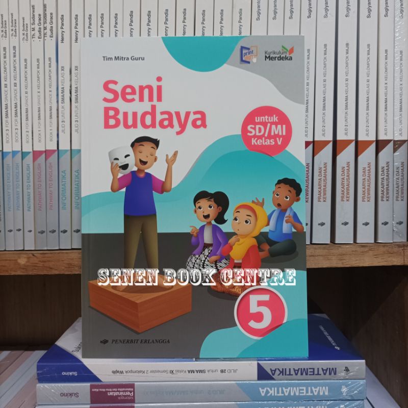 Jual Buku Seni Budaya Kelas 5 SD Kurikulum Merdeka Erlangga Original ...