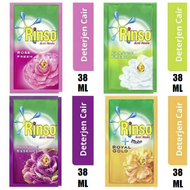 Jual Rinso Cair Anti Noda + Molto Sachet 38 ml (1 Renceng Isi 6 pcs) I ...