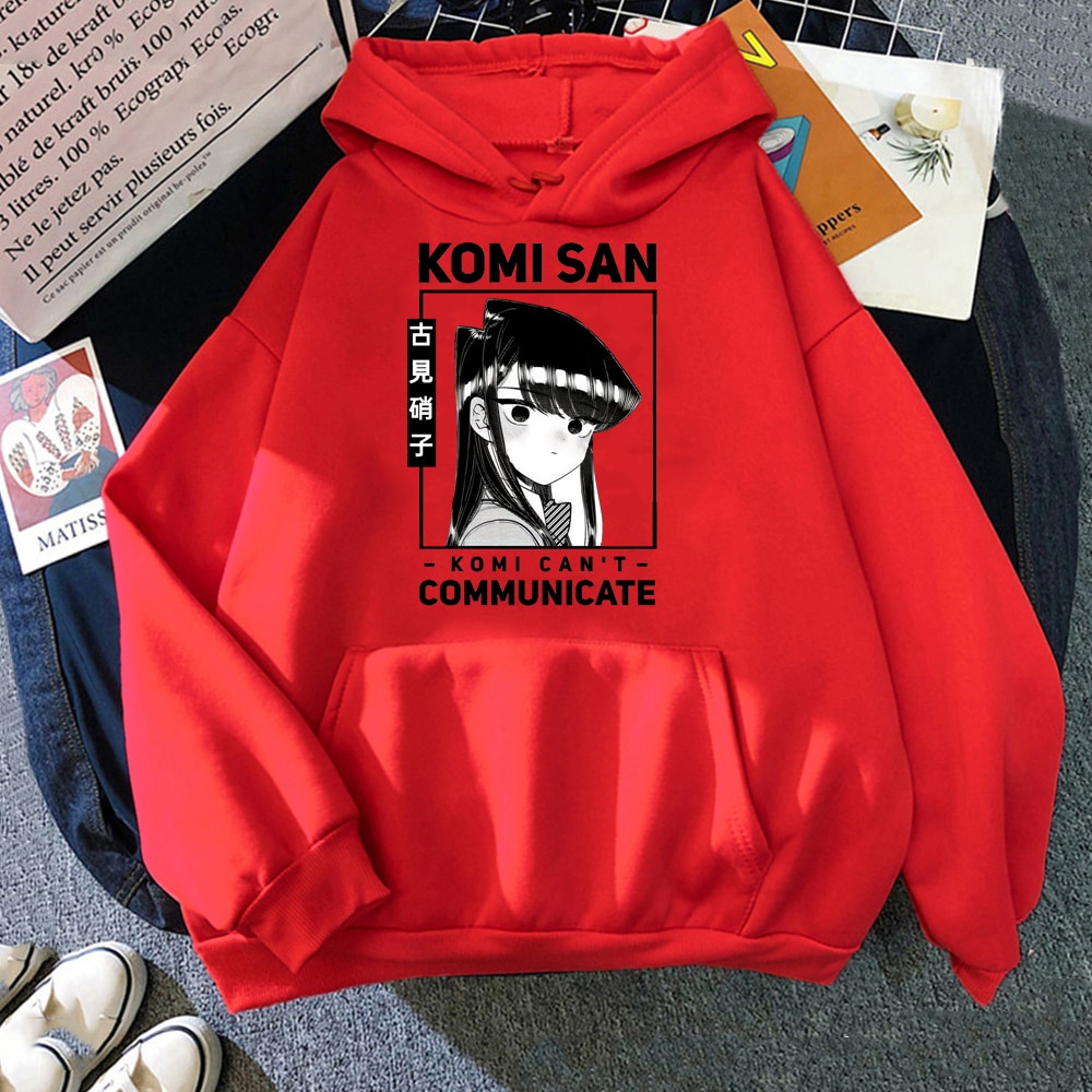 Jual Komi san wa Komyushou desu Karakter Hoodie Anime Komi Shouko