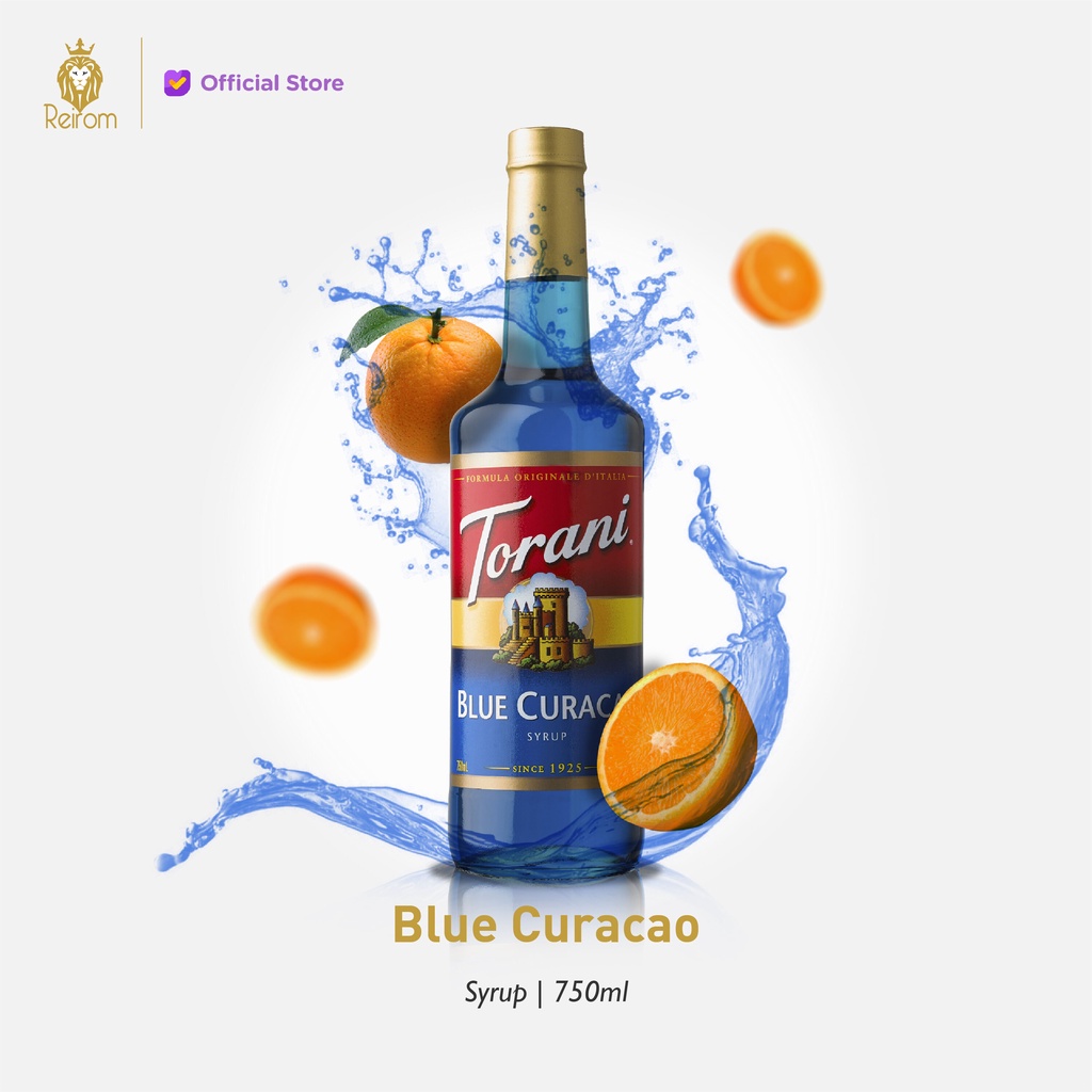 Jual Syrup Blue Curacao Torani 750 ml Shopee Indonesia