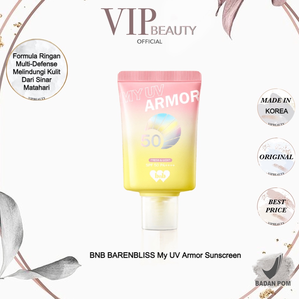 Jual Bnb Barenbliss My Uv Armor Spf Pa Face Sunscreen Gel