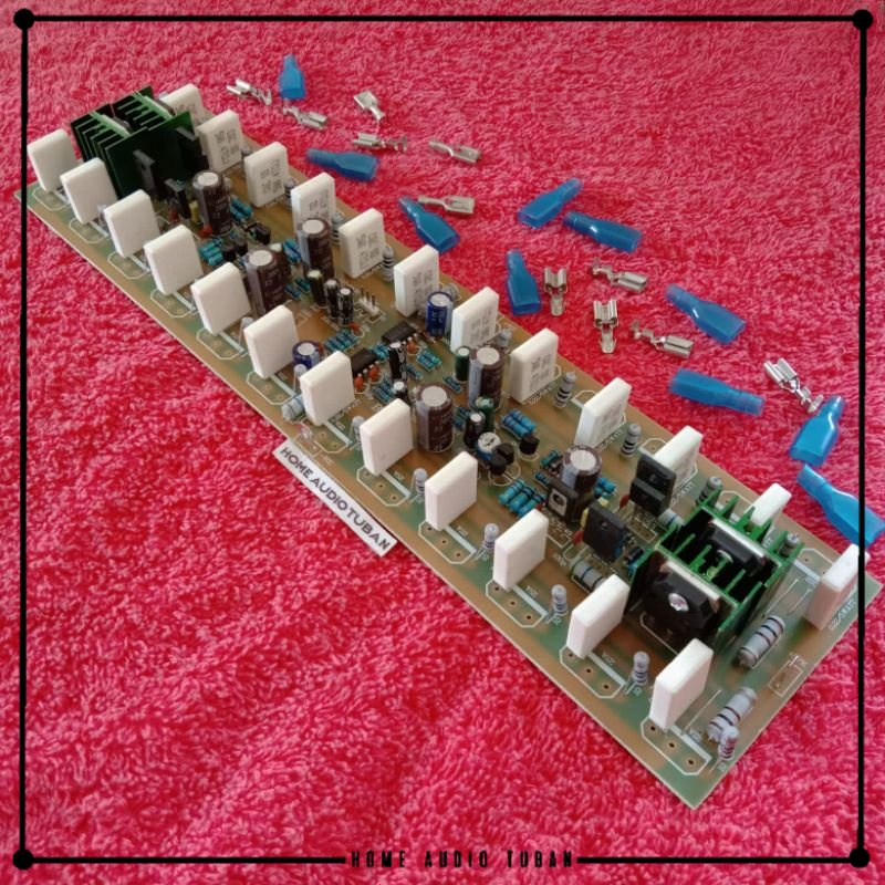 Jual Kit Driver Amplifier SOCL 504 TEF BTL BRIDGE 2U 30CM PCB FIBER fr4