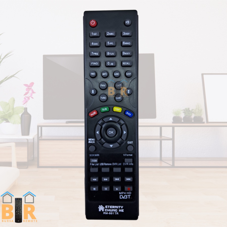 Jual LAST STOCK!! Remote DVB MP4 HD Digital Receiver Universal RM-881 ...