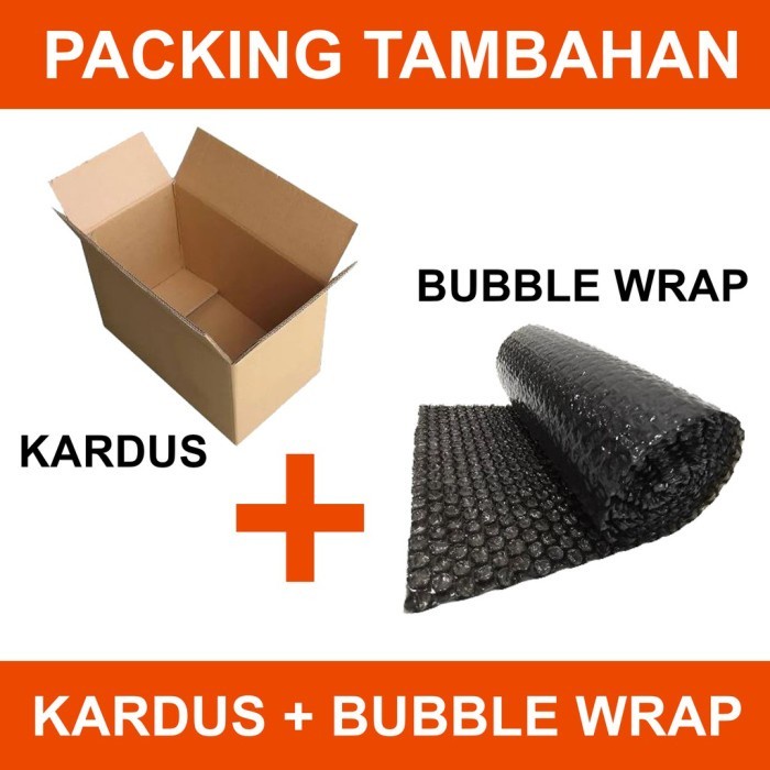 Jual Tambahan Extra Packing Pengiriman Bubble Wrap Dan Kardus | Shopee ...