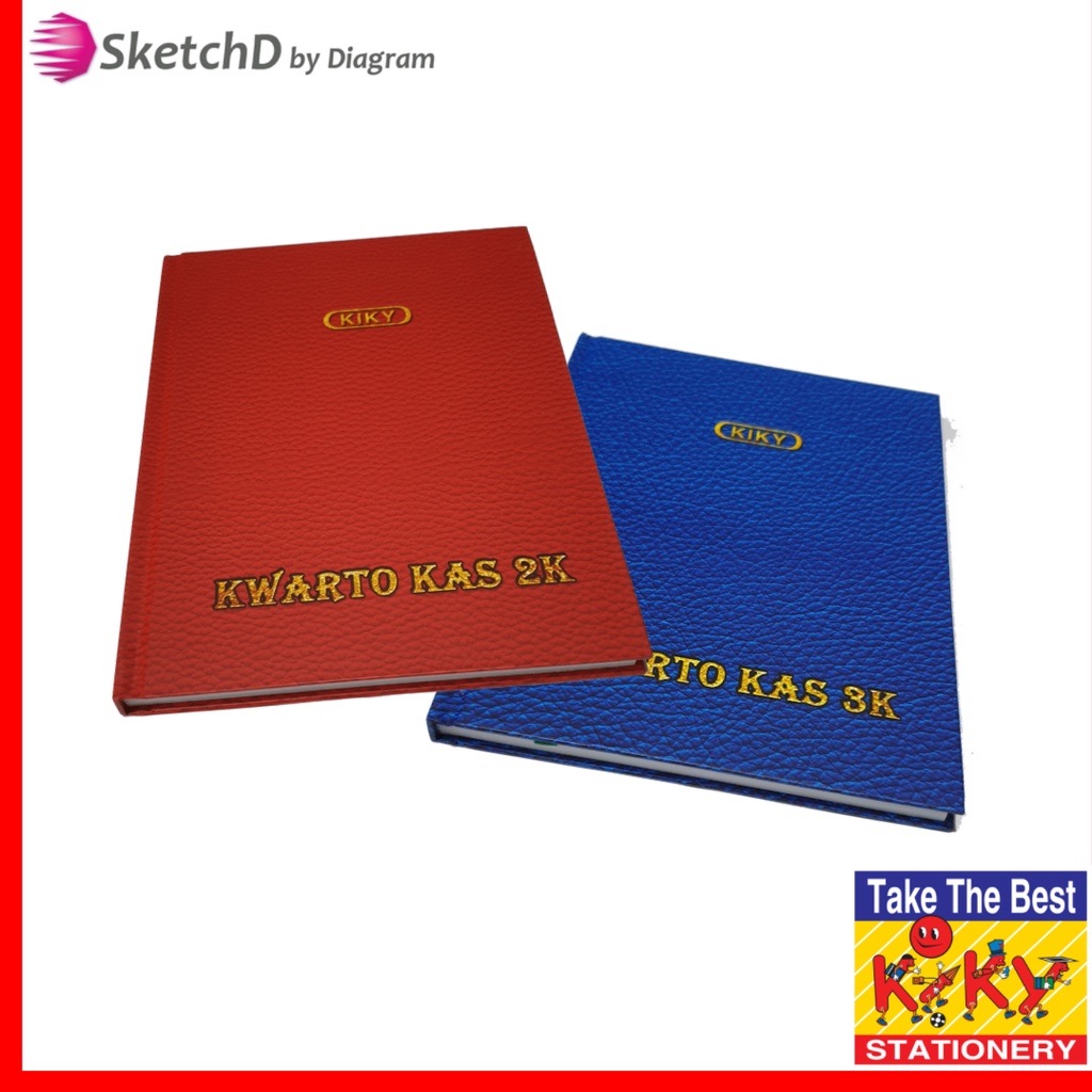 Jual Buku Kas Kwarto 100 Lbr Kiky Hard Cover - 2 Kolom / 3 Kolom 21x16 ...