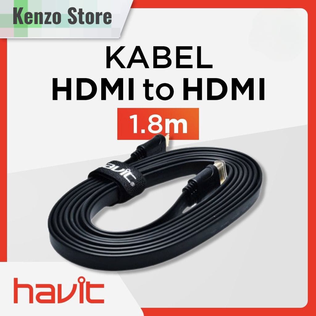 Jual Kabel Hdmi To Hdmi Havit Flat Full Hd P M M Shopee Indonesia