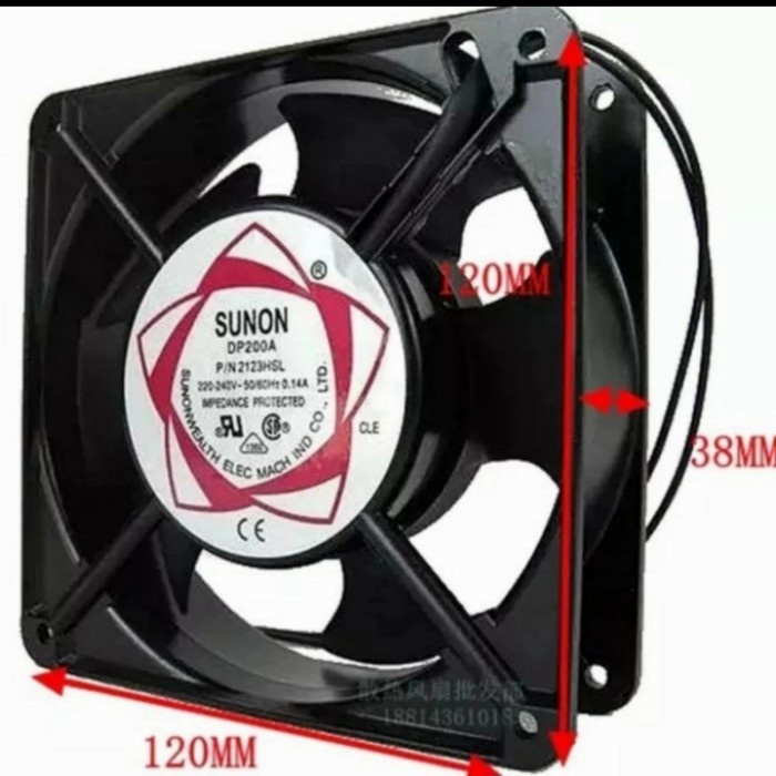 Jual Cooling Single Fan Sunon For Closed Rak Or Wallmount Rack Server ...