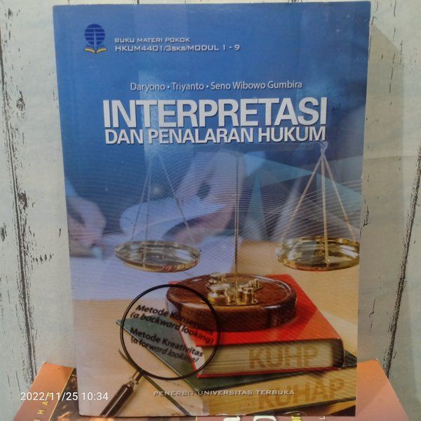 Jual Ori Buku Interpretasi Dan Penalaran Hukum Karangan By Daryono