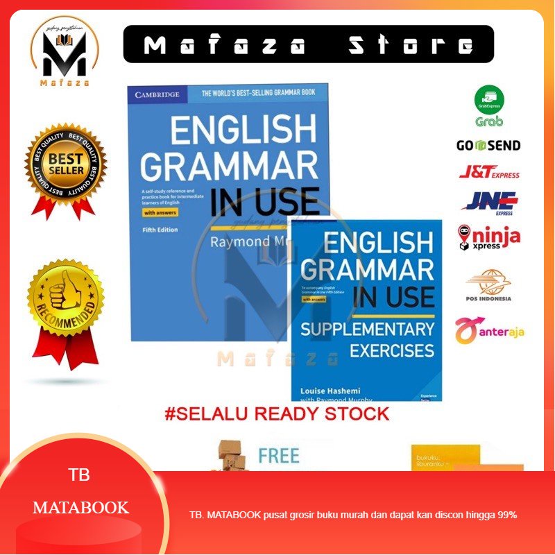 Jual Buku PAKET 2 BUKU ENGLISH GRAMMAR IN USE 5th EDITION | Shopee ...