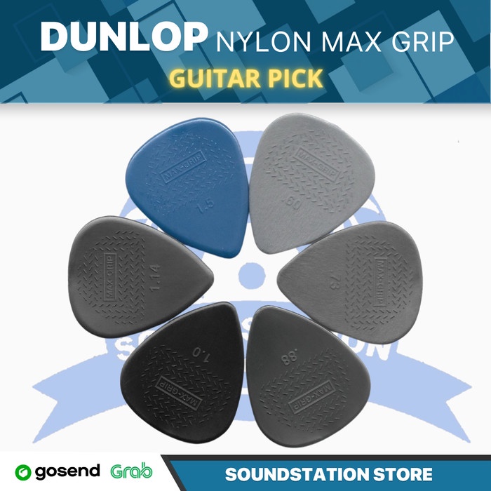 Plettri Dunlop Nylon Plettri Per Chitarra Dunlop Nylon Max-Grip 0 - Foto 2