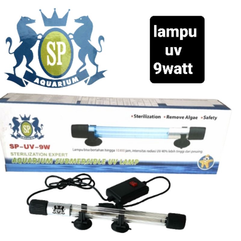 Jual LAMPU UV 9 WATT LAMPU UV AQUARIUM KOLAM IKAN SP HORSE Shopee