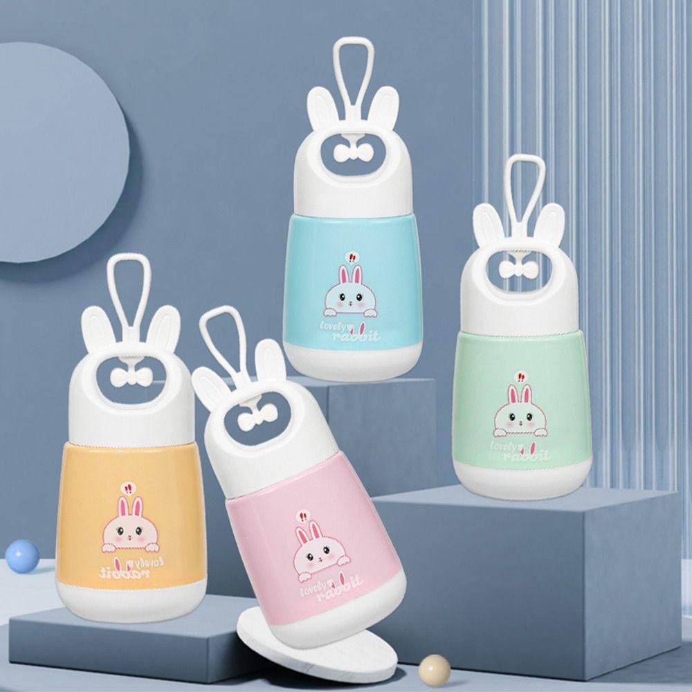 Jual Botol Minum Kaca Lovely Rabbit Kelinci BMK005 380ml BPA Free ...