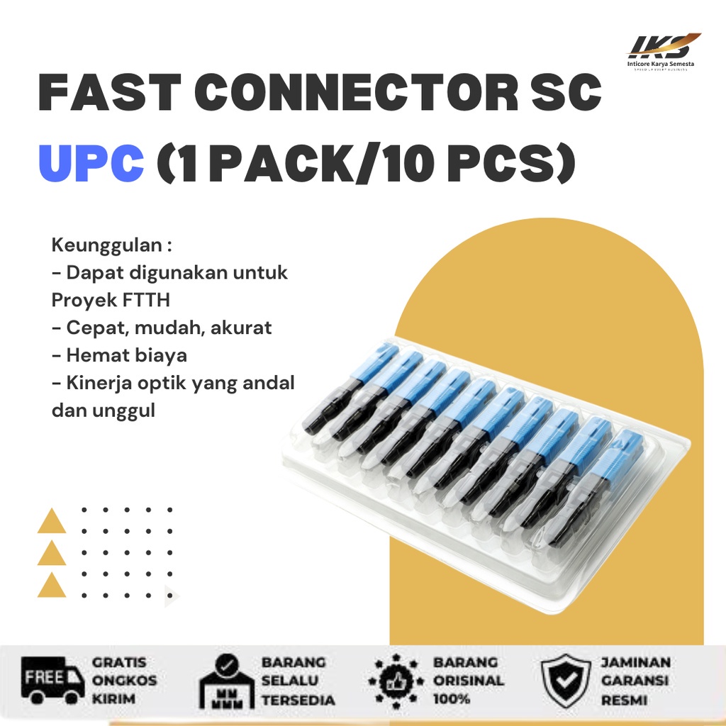 Jual FTTH Fast Connector SC/UPC/APC Fiber Optic / Konektor SC/UPC/APC ...