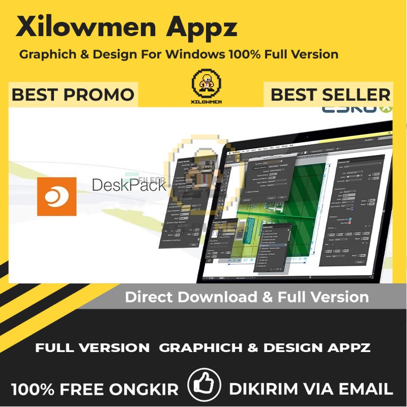 Jual [Full Version] Esko DeskPack Pro Design Graphics Lifetime Win OS