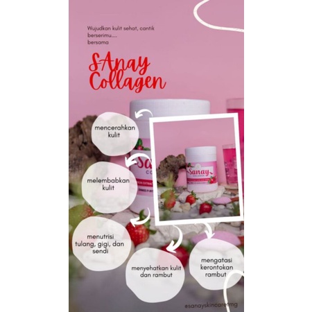 Jual Sanay collagen/Fish Collagen/collagen 250 gr | Shopee Indonesia