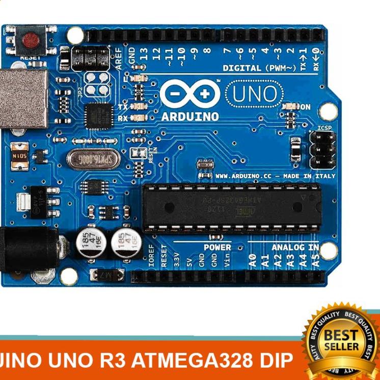 Jual ♔ NEW Arduino Uno R3 Atmega328P DIP + 16U2 like Original Tanpa ...