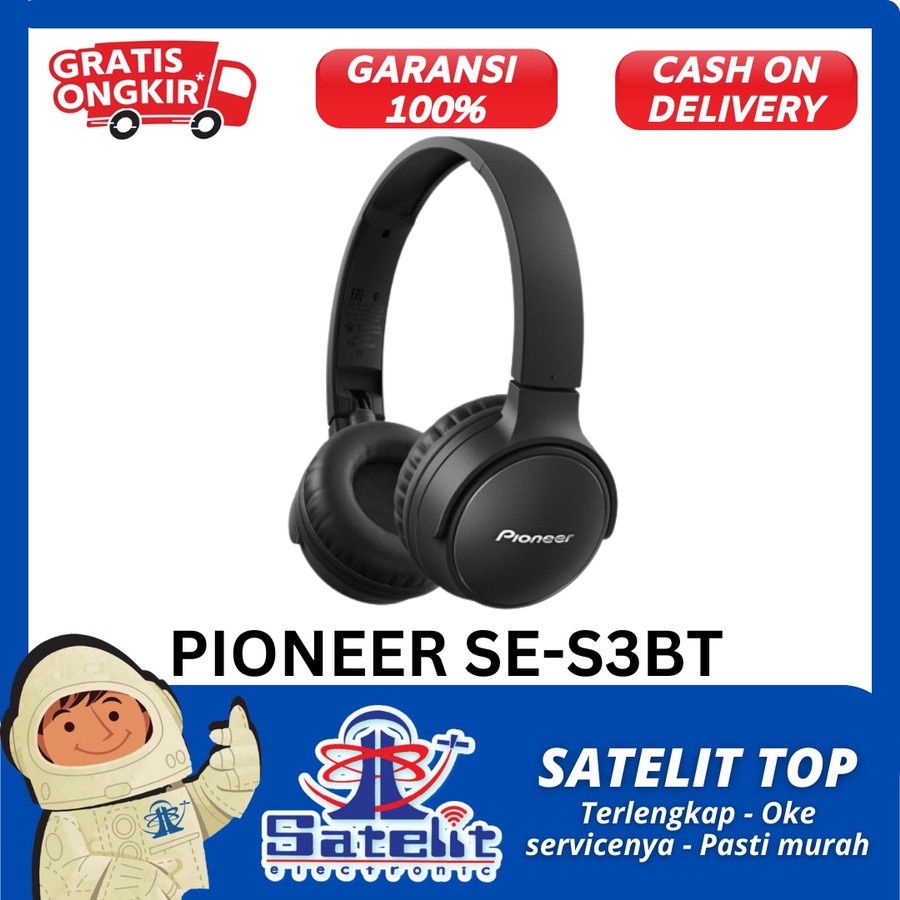 Jual HEADSET BLUETOOTH PIONEER SE-S3BT | Shopee Indonesia