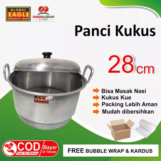 Jual Panci Langseng Dandang Steamer Nasi Kukus Global Eagle Cm