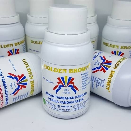 Jual Golden Brown Pasta Perisa & Pewarna Makanan & minuman - botol 100g