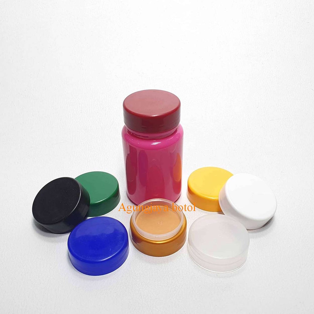 Jual Botol Tablet 100 Ml PS Pink Tutup PS Neck 38 / Botol Plastik ...