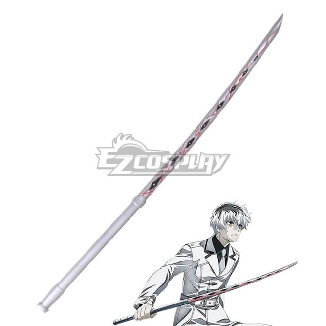 Jual katana kayu quinque sasaki haise cosplay | Shopee Indonesia