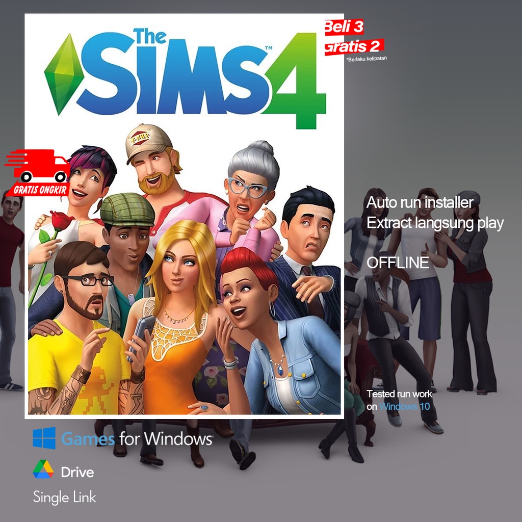 Jual The Sims 4 Deluxe Edition + ALL DLC - Game PC Simulation/Simulator ...