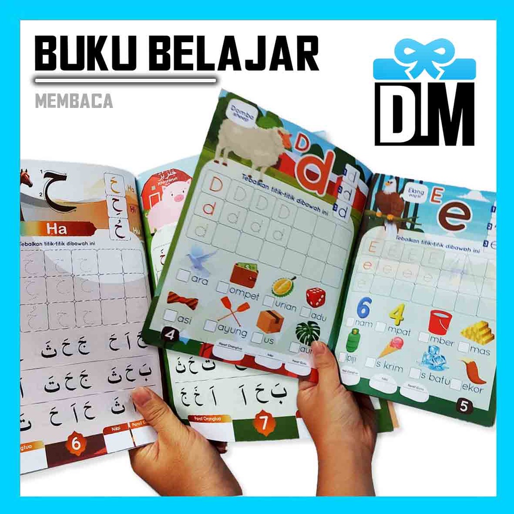 Jual Buku Belajar Anak Baca Tulis Membaca Menulis Mengenal Huruf Angka ...